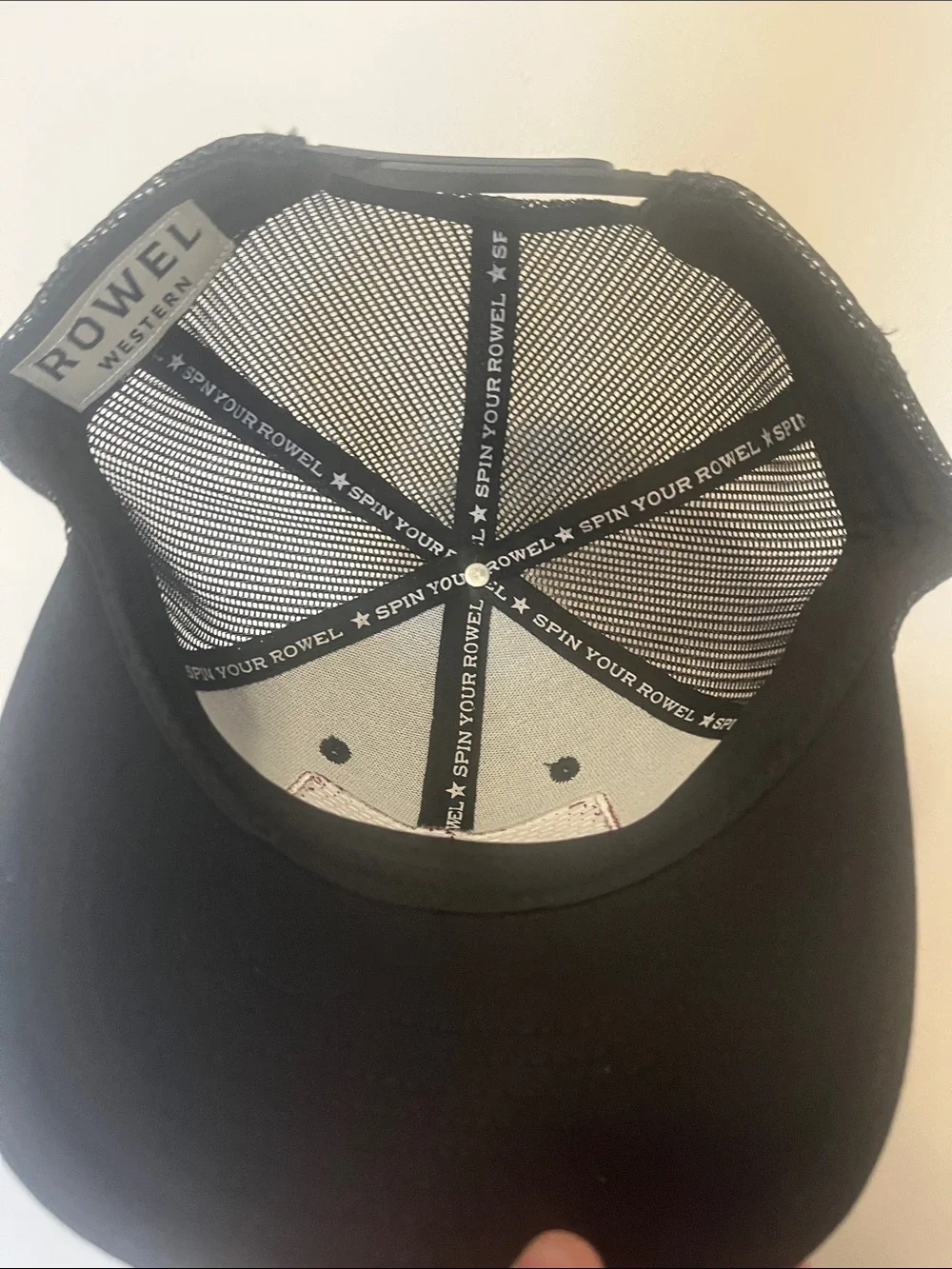 Rowel Black Trucker Hat